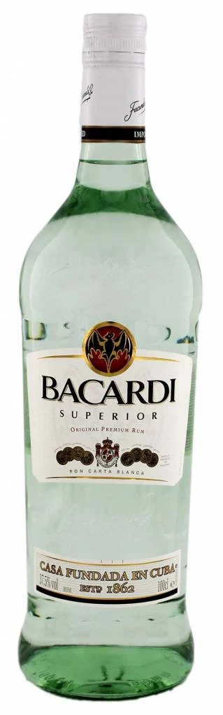 Bacardi Bacardi Superior 1,0L 37,5% Alcohol