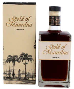Gold Of Mauritius Dark Rum 700ml Gift Box