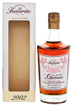 La Favorite La Favorite Rhum Agricole Hors DAge La Reserve Du Chateau 2002 0,7L -GB-