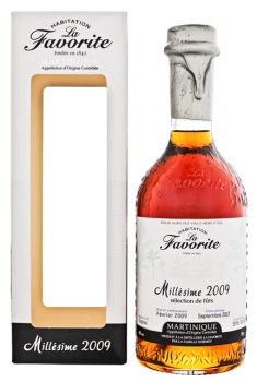 La Favorite La Favorite Rhum Agricole Vieux Hors DAge Millesime 2009 0,7L -GB-